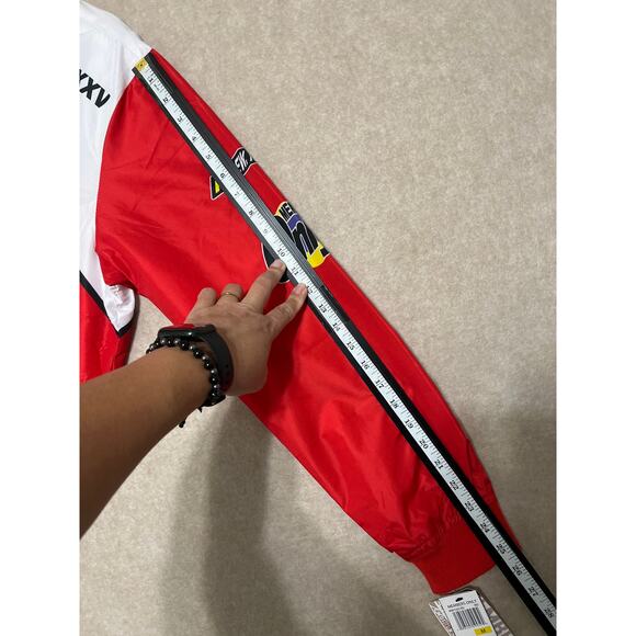 NWT Members Only Sport Red Team Racing Windbreaker Men's Jacket. Size: Medium - Picture 6 of 10
